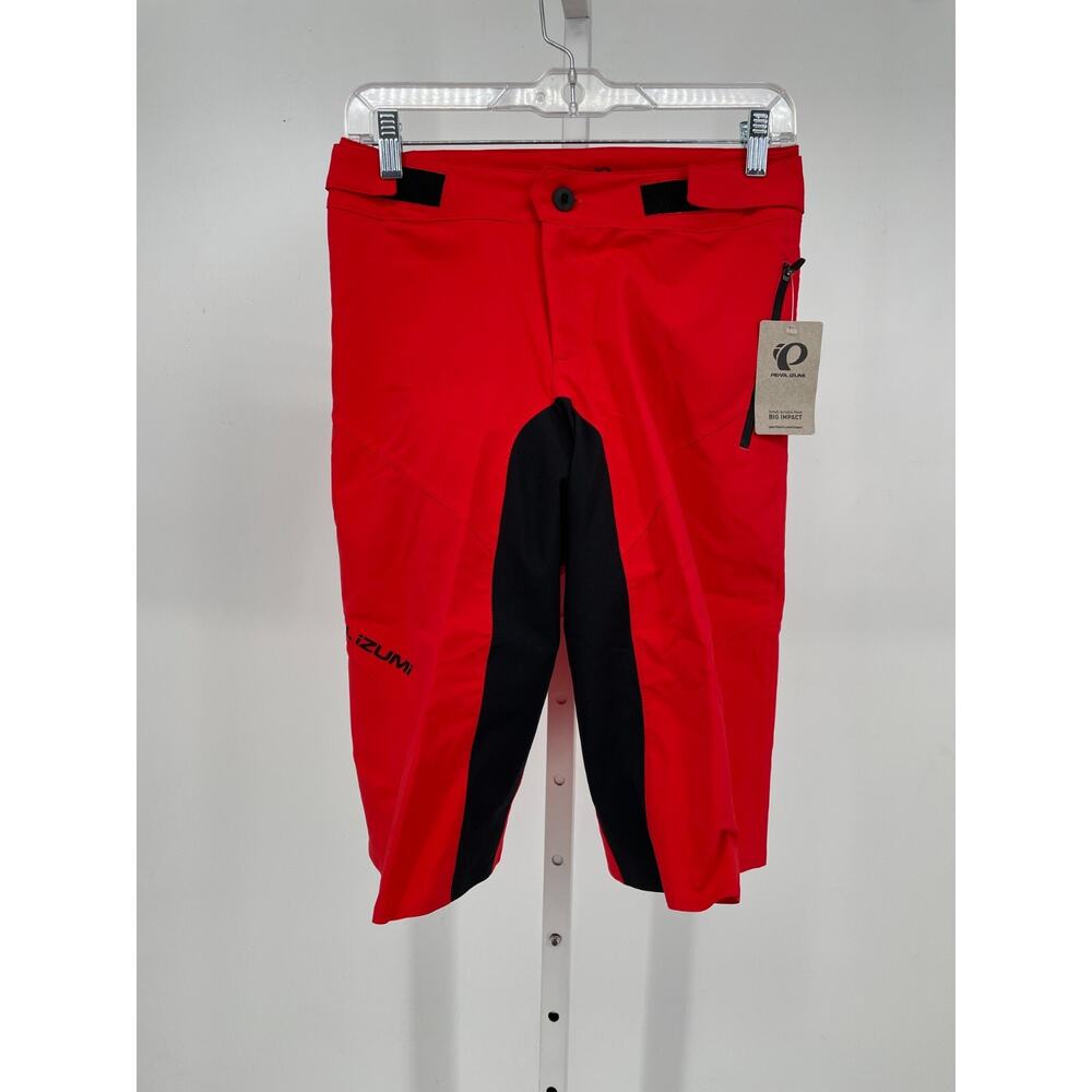 Pearl Izumi Mens Summit Shorts 28 Torch Red Adjustable Waist Cycling 19111904